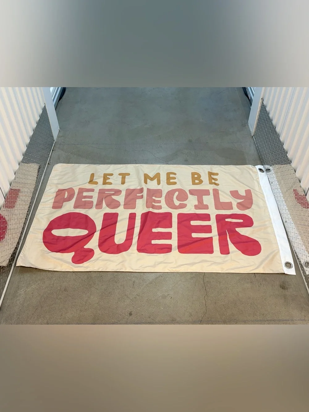 Let Me Be Perfectly Queer Banner Flag Tapestry